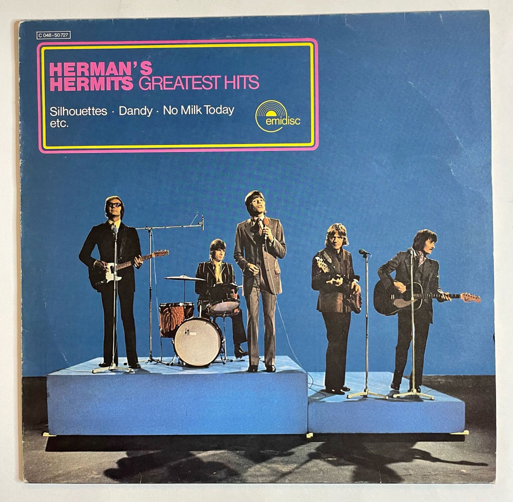 Винтажная виниловая пластинка LP Hermans Hermits Greatest Hits (Germany 1980)