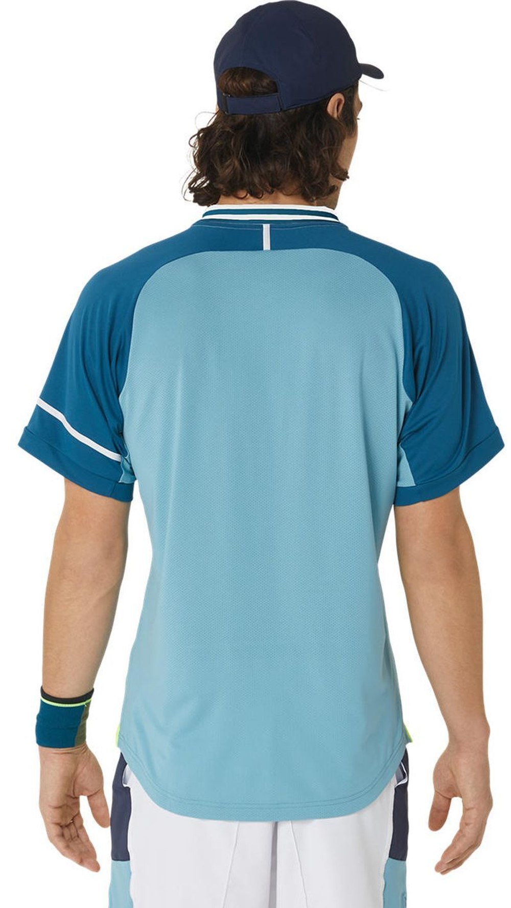 Мужское поло теннисное Asics Match Polo - aquamarine