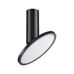 358346 OVER NT20 412 черный Светильник накладной IP20 LED 4000K 18W 85-265V HAT