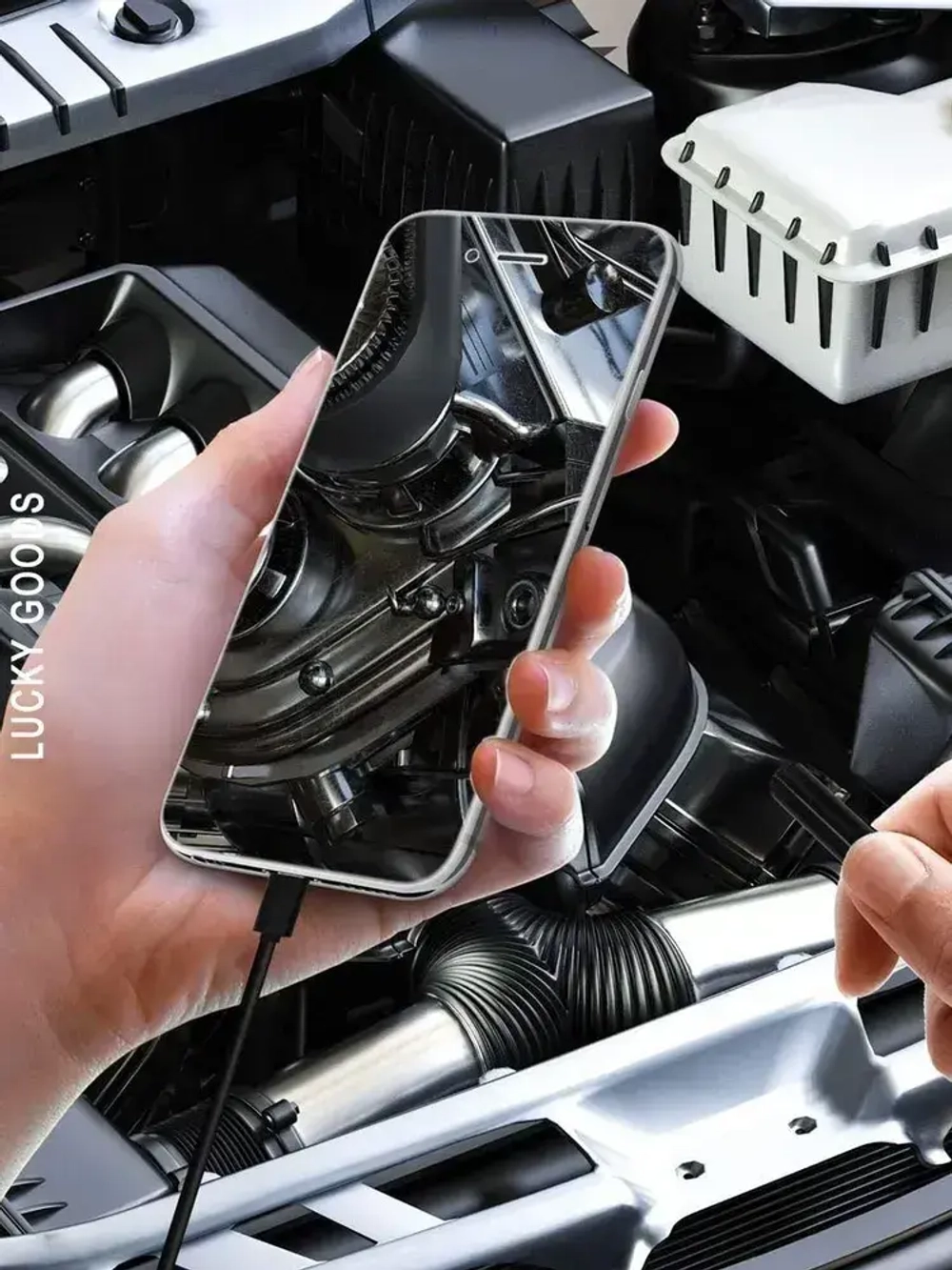 ДЛЯ СМАРТФОНА И ПК эндоскоп , гибкая камера для труднодоступных мест с переходником TYPE-C