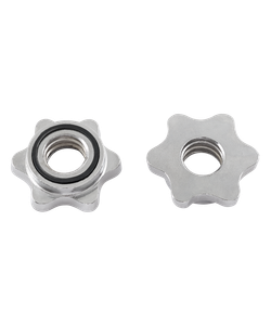 Гриф для штанги BB-103 прямой, d=25 мм, металл, с металлическими замками, хром, 120 см