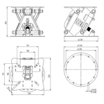 Амортизационная стойка для сиденья на лодку Практик 200 V2