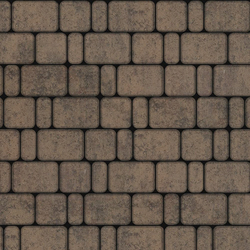 Тротуарная плитка КЛАССИКО - Листопад гладкий Шелковица, комплект из 3 видов плит