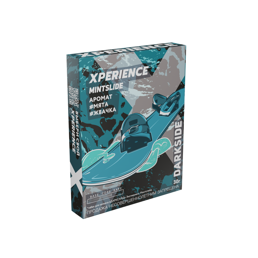 М. Табак для кальяна Dark Side Xperience "Mintslide" (Мята, жвачка) 120гр