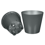 Горшок для орхидей 4л d200мм с дренажной вставкой (серый перламутр)