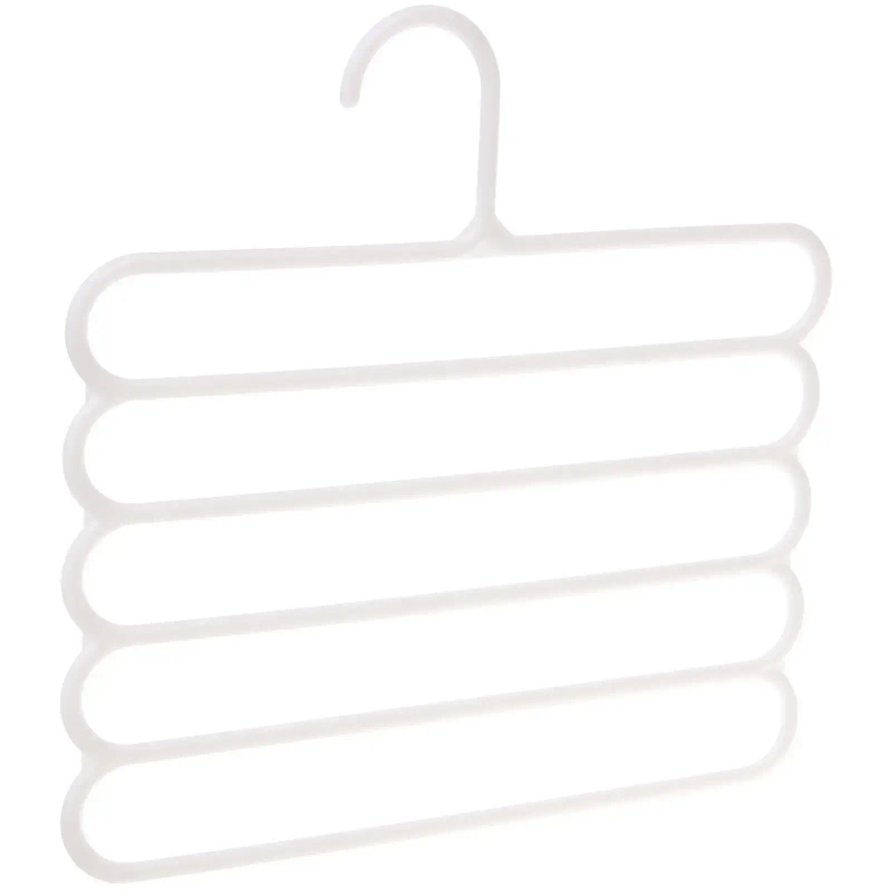 Вешалка для брюк 2шт «ИДЕЯДОМА», цвет молочный, 5 отд, 30*30см (Лейбл Селфи)