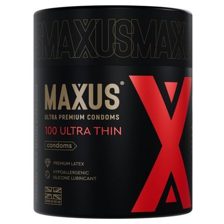 Ультратонкие презервативы MAXUS So Much Sex 100 шт. в металлическом кейсе