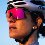 Спортивные очки c диоптриями Scicon Aeroshade 2.0 Titanium Sunglasses Black Crystal Multi Mirror Sunburst + Pink