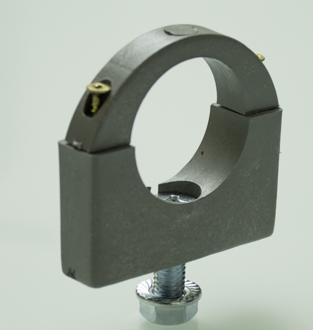 Крепеж на монтажную шину, для коллектора 1" (КРУГ.)  Лик-Лик (100/5пар)