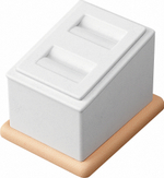 Подставка для 2 колец/кубик/2 ячейки/накладка/основание