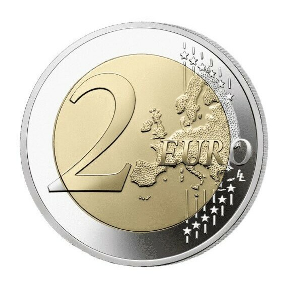2 евро XXXIII летние Олимпийские игры 2024 г.