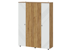 Шкаф 4-створчатый «Байкал» Белый