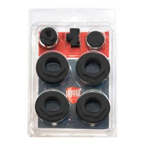 Комплект подключения радиатора 3/4&quot; 7 предметов черный Royal Thermo#
