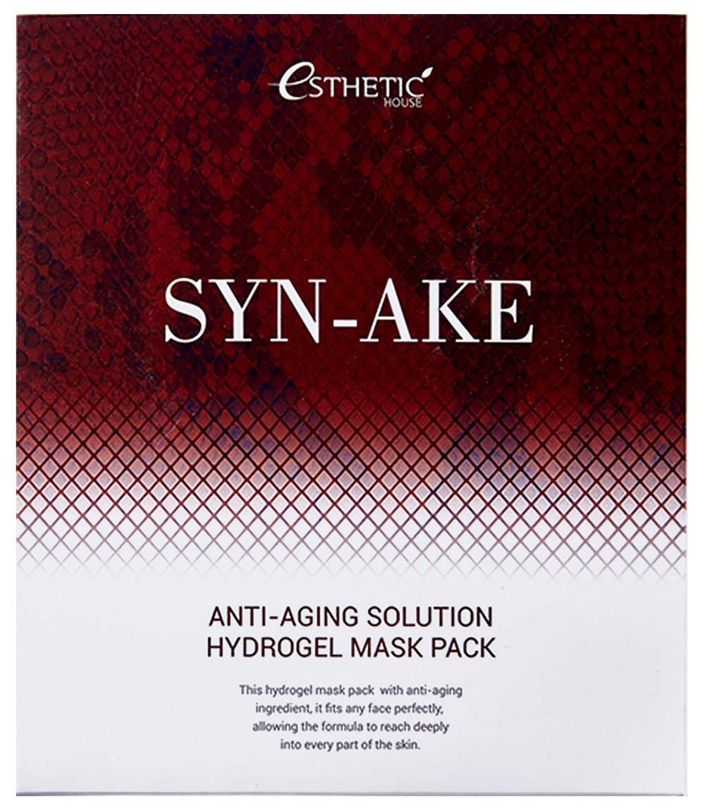 Гидрогелевая маска для лица SYN-AKE ANTI-AGING SOLUTION HYDROGEL MASK PACK, 1шт