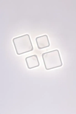 Люстра потолочная, светильник потолочный,Quedo-2+2 F, цвет белый, мощность: 72W. С Пультом в комплекте. Площадь освещения до 18м2. Люстра светодиодная