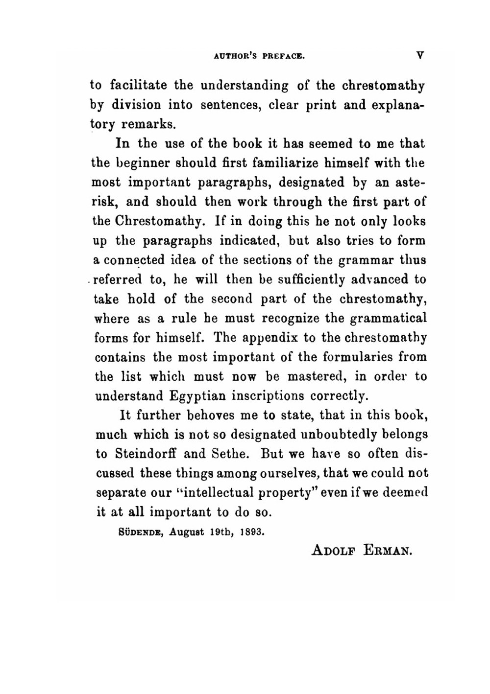 Egyptian grammar. with table of signs, bibliography, exercises for reading and glossary | Adolf Erman