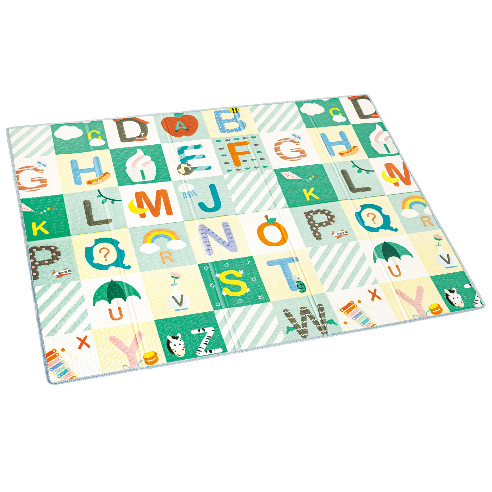E0120_HP Детский развивающий игровой коврик с алфавитом 177х146