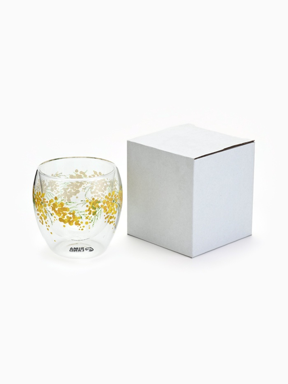 Стакан с двойными стенками «Нежная мимоза», 250 мл