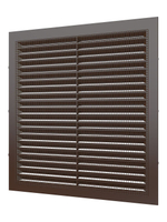 Решетка вентиляционная С сетка 235х235 пластик Brown ERA