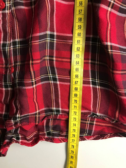 Рубашка H&M в модную клетку, на 11/12 лет