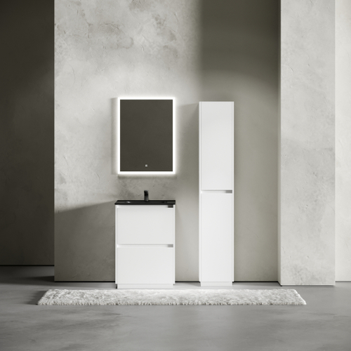 Тумба с раковиной Sancos Libra Floor 60 см LB60FW глянцевый белый