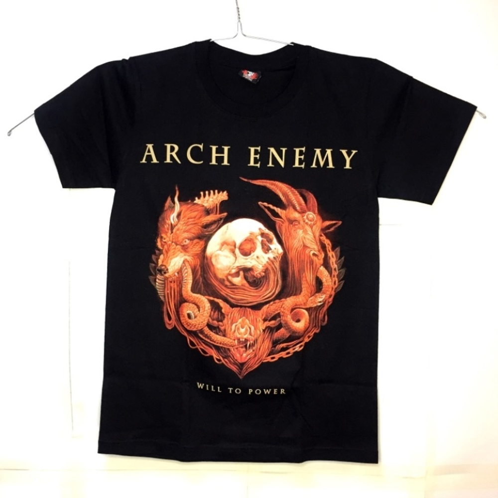 Футболка тайланд Arch Enemy will to power череп (XS)