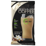 Chike Nutrition, Кофе со льдом с высоким содержанием протеина, ваниль, 12 пакетиков по 30 г (1,04 унции)