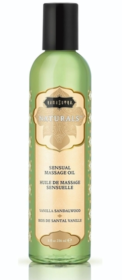 Массажное масло Naturals Vanilla Sandalwood с ароматом ванили и сандала - 236 мл.