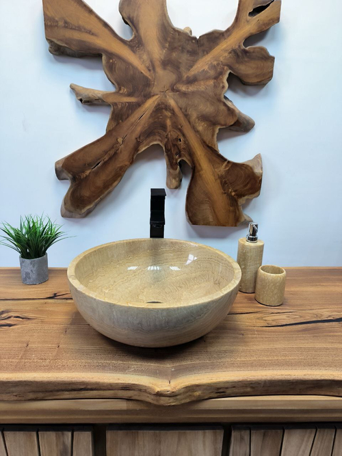 Раковина из оникса Bowl Sunset BO-65705 40*40*15 из натурального камня