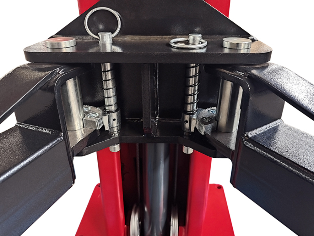 Подъемник электрогидравлический 4т 110-1900мм 2-х стоечный 380В ниж.синхрон. (электр.спуск) GTE