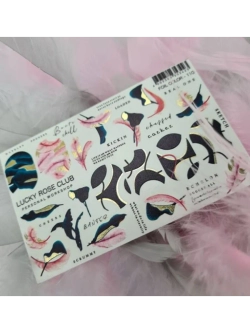Набор слайдеры 2шт Lucky Rose. Foil 110, 111