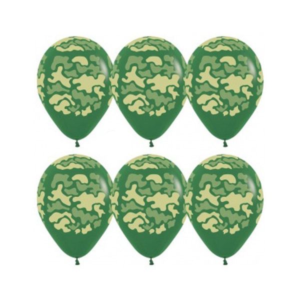 Шары на 23 февраля комуфляж