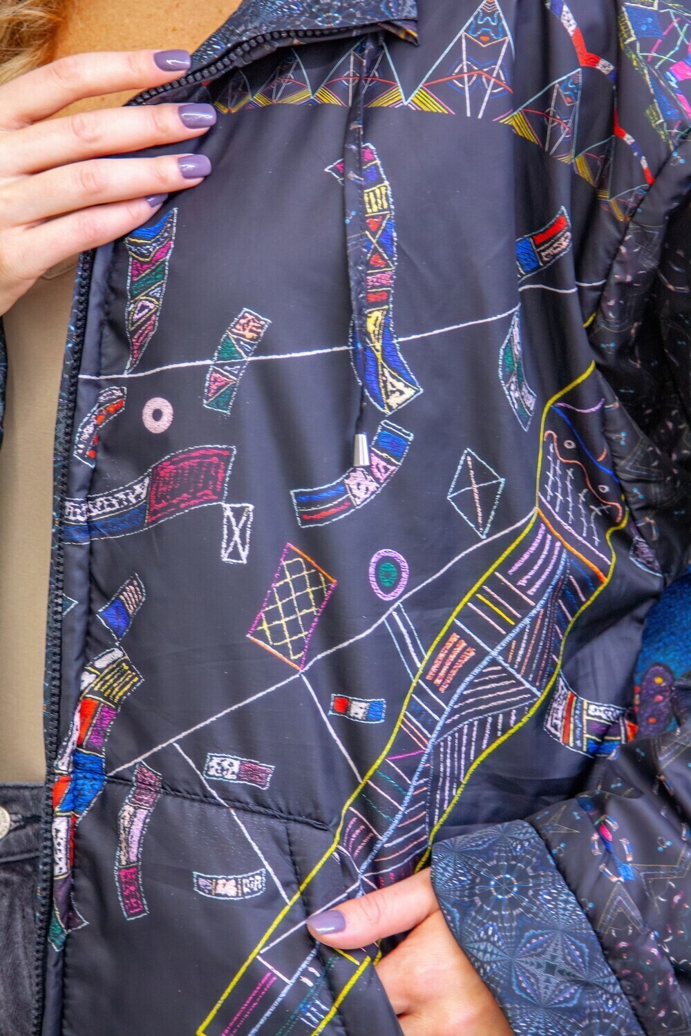 Куртка «Кандинский 2», по мотивам абстрактной живописи Василия Кандинского