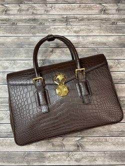 Дорожная сумка Stefano Ricci из кожи крокодила