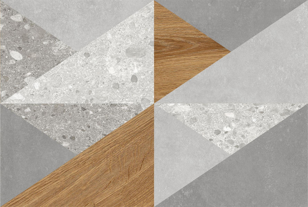 Плитка облицовочная Vision светло-серый 40*27 декор 9VI0164M