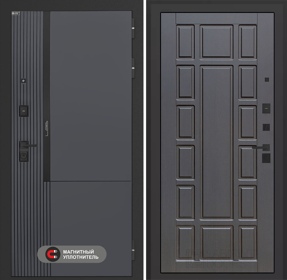 Входная дверь Лабиринт Лаб 2 Про - 12 Венге