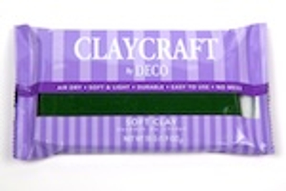 Глина цветная CLAYCRAFT by DECO™ (Зеленая)