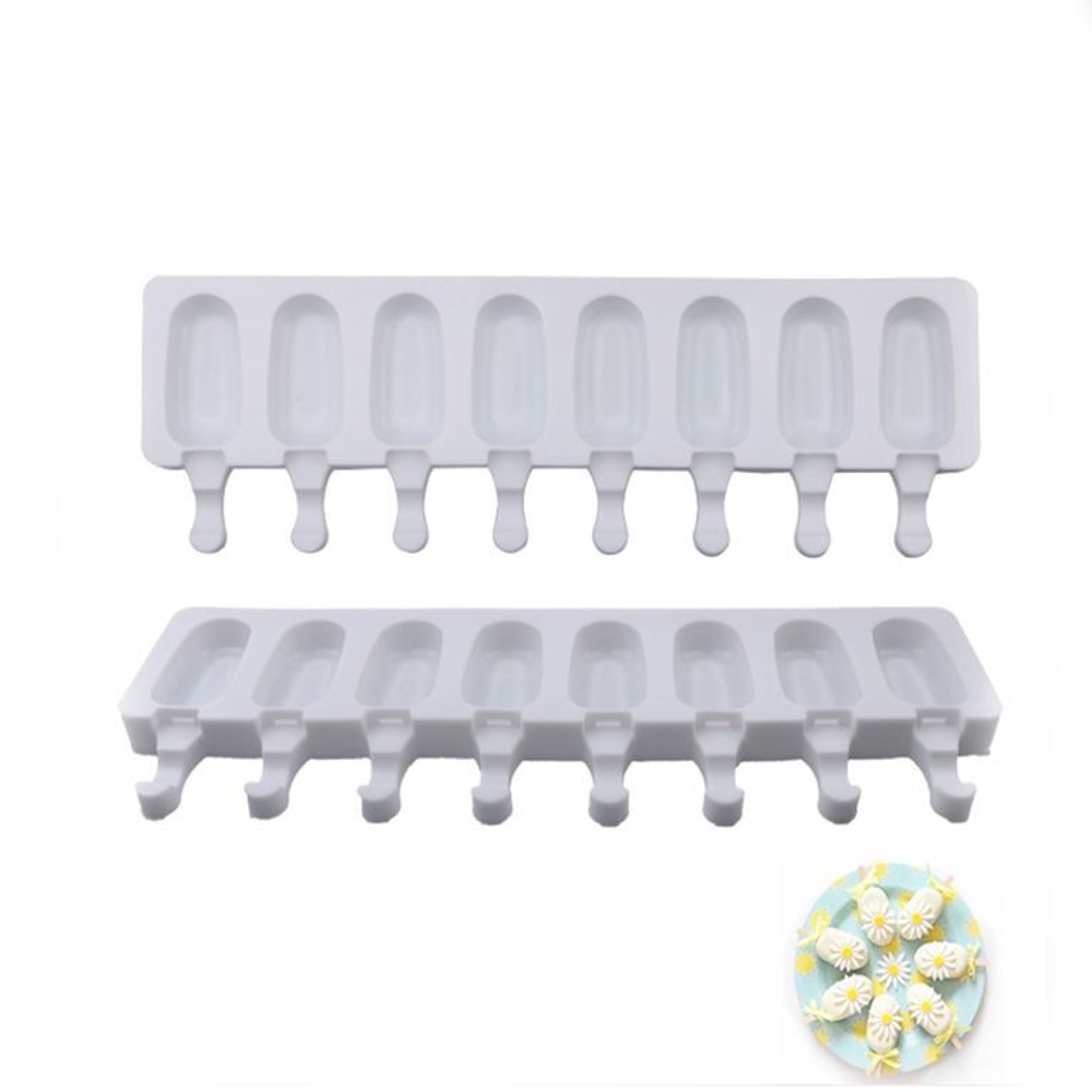 Форма силиконовая  «Эскимо мини», 8 ячейки