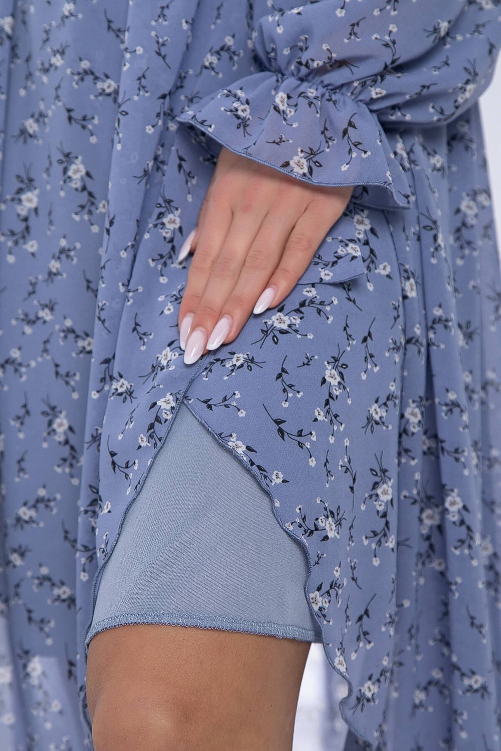 Платье "Весеннее настроение" (голубое) П10180 LT Collection