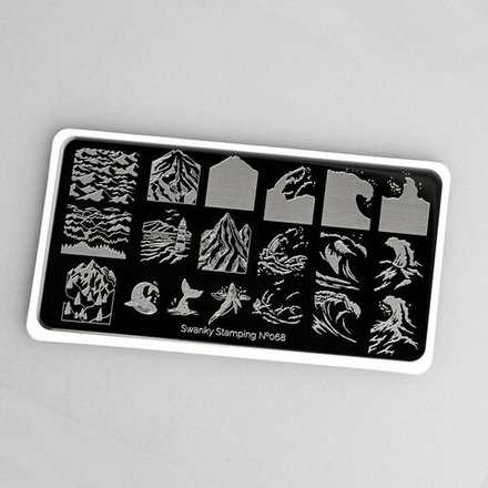 Swanky Stamping Пластина для стемпинга 068