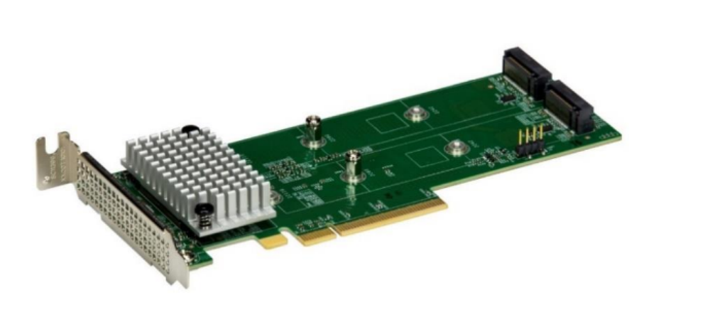 Контроллер  Supermicro AOC-SLG4-2H8M2-O