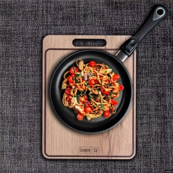 Доска разделочная с желобом 24x18см ComposeEat дуб натуральный