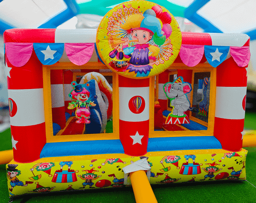 Коммерческий надувной батут «Цирковые трюки» 3,5*3,5*2,6 м