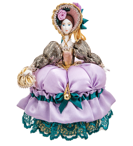 RK-733/ 2 Кукла-шкатулка «Дама с веером»