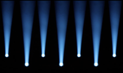 Вращающаяся голова LED Beam Spot Wash 300W, Big Topper