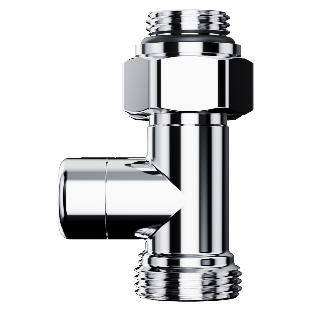 Узел нижнего подключения Royal Thermo Design прямой 1/2"х3/4"EK (хром)