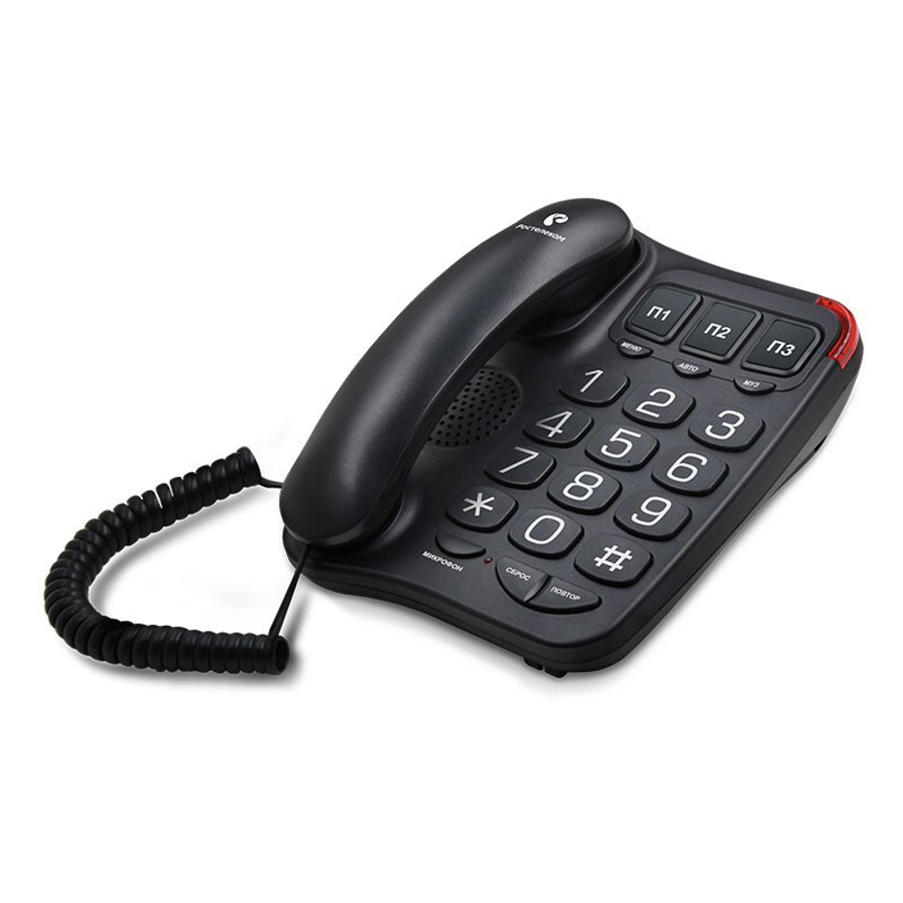 Телефонный аппарат для слабослышащих и слабовидящих  teXet TX-214