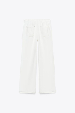 ZARA ДЖИНСЫ-ДЖОГГЕРЫ Z1975, ЭКРЮ