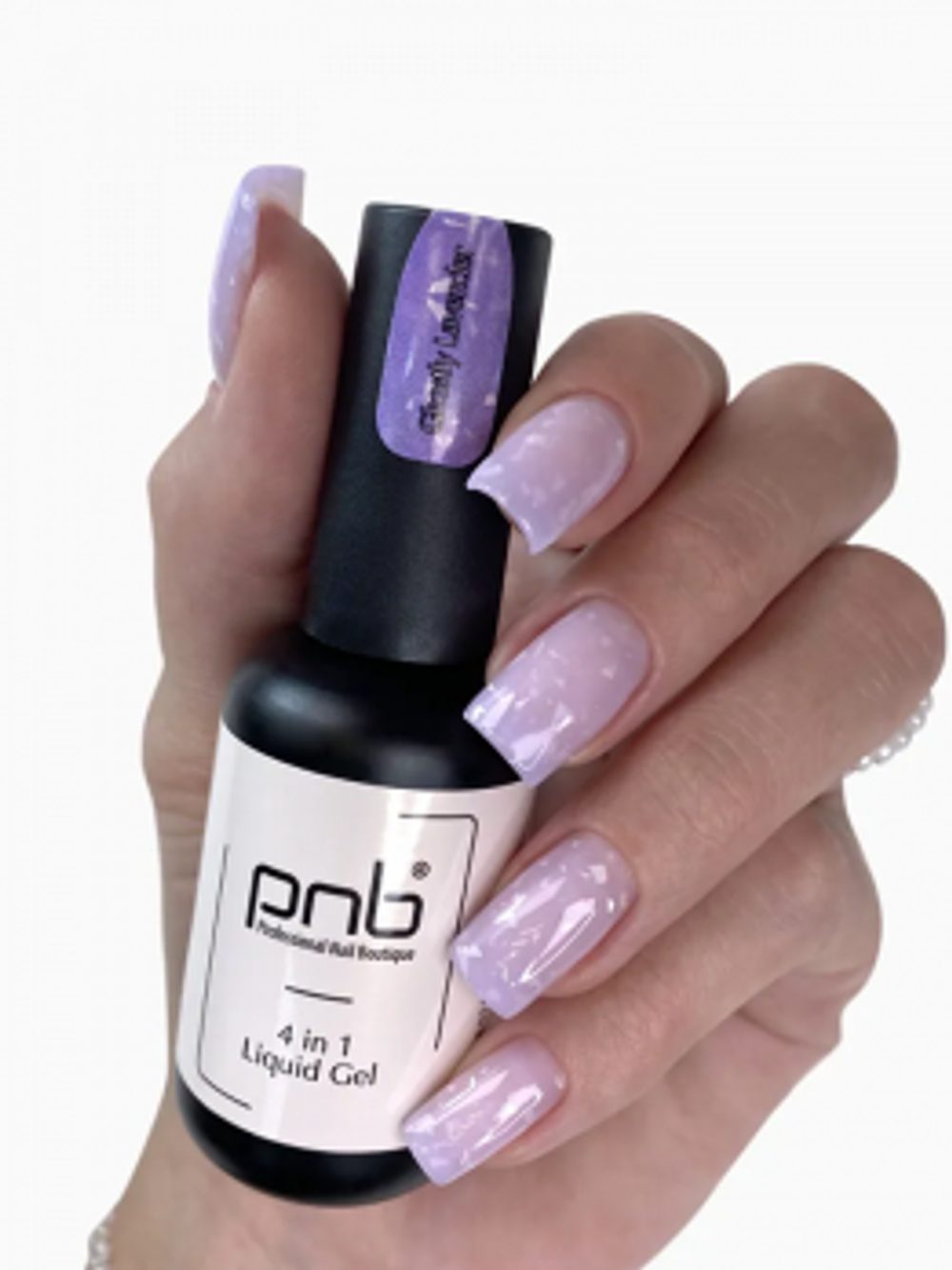 Полигель-архитектор 4 в 1 PNB 17 мл/UV/LED Liquid Gel 4 in 1 PNB Ghostly Lavender 17 ml