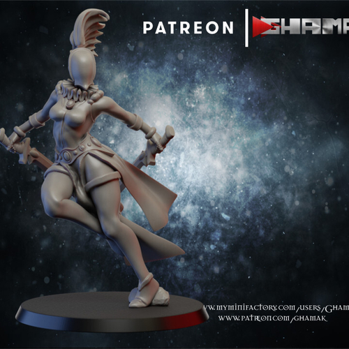 Harlequins Harlequin Troupe Арлекин №2 миниатюра для dnd, днд, pathfinder, фентези, Настольная игра, НРИ, Варгейм, РПГ